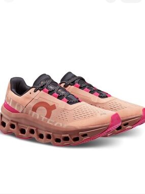 On Running Cloudmonster Rose Pink Women's Athletic Shoes Size 9